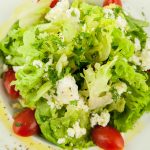 Πράσινη Σαλάτα με ανθότυρο & ντοματίνια